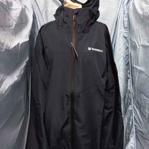 BAERSKIN RAIN JACKET – DARK NAVY, MEN’S LARGE (EU/US L)
