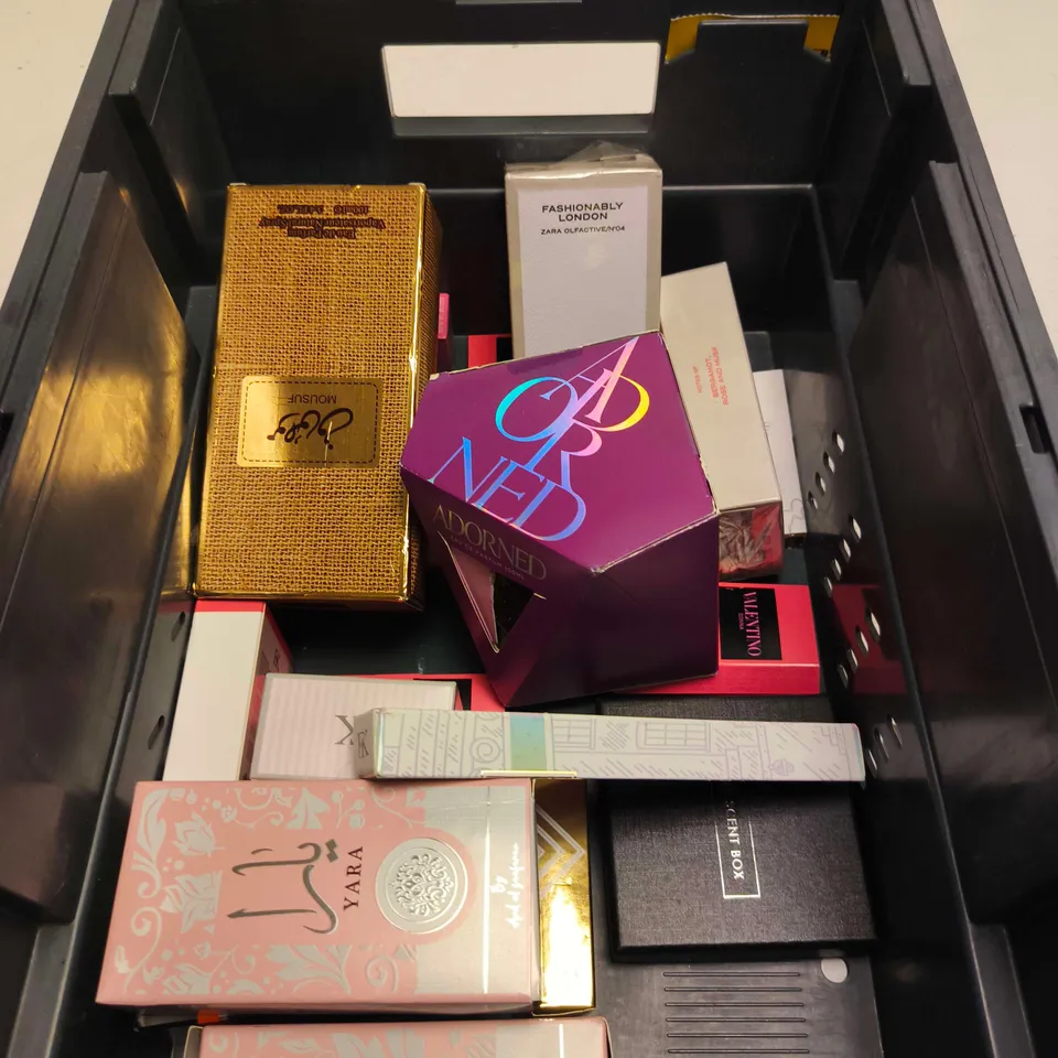 APPROXIMATELY 10 ASSORTED FRAGRANCES TO INCLUDE MOUSUF, YARA, MISS ETC