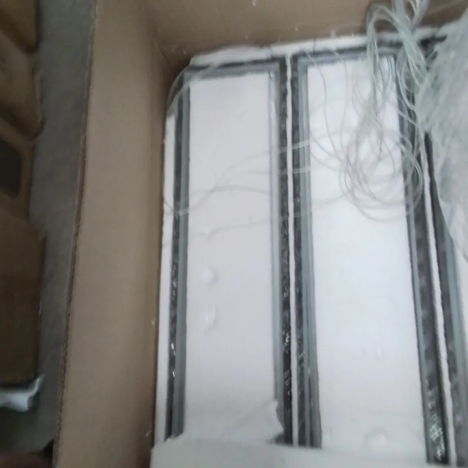 BOXED 6-LIGHT UNIQUE RECTANGLE LED DIMMABLE PENDANT (1 BOX)