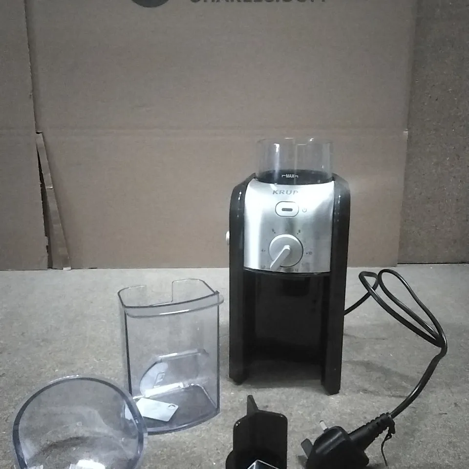 BOXED KRUPS BURR GRINDER
