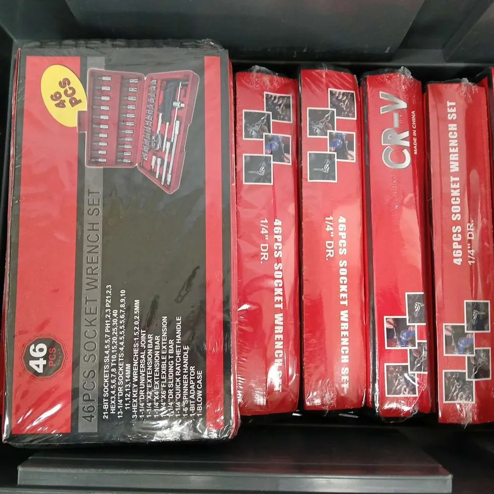 9X 46-PIECE SOCKET WRENCH SETS