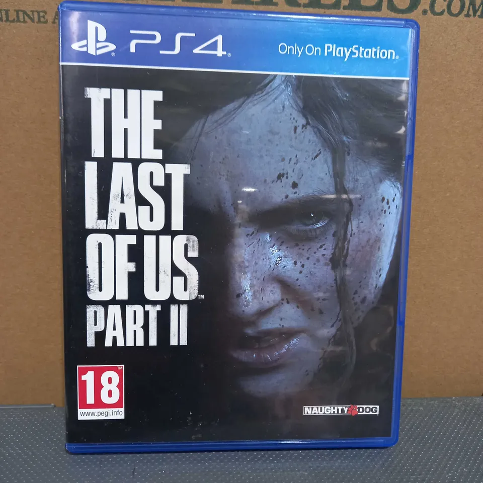 PLAYSTATION PS4 THE LAST OF US PART II VIDEO GAME  18+