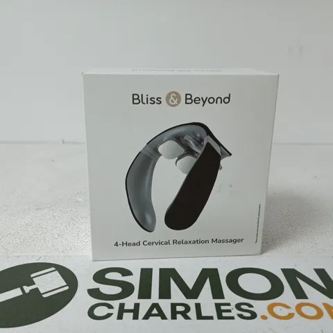 BLISS AND BEYOND 4 HEAD CERVICAL RELAXATION MASSAGER
