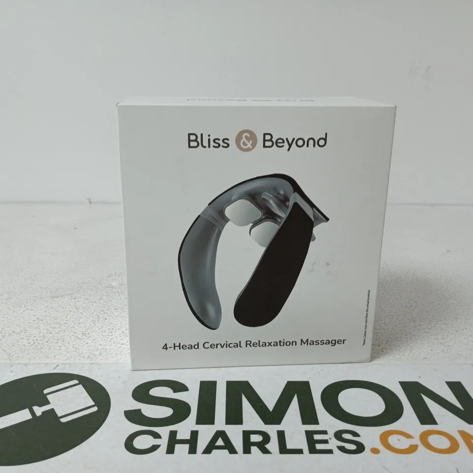 BLISS AND BEYOND 4 HEAD CERVICAL RELAXATION MASSAGER