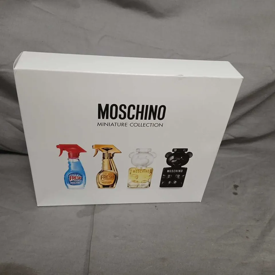 MOSCHINO MINIATURE COLLECTION BOXED SET – 4 FRAGRANCE MINIATURES
