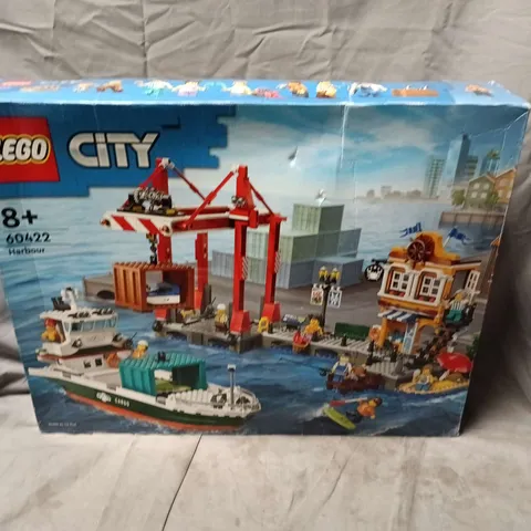 LEGO CITY 60422 HARBOUR CRANE & DOCK SET – BOXED