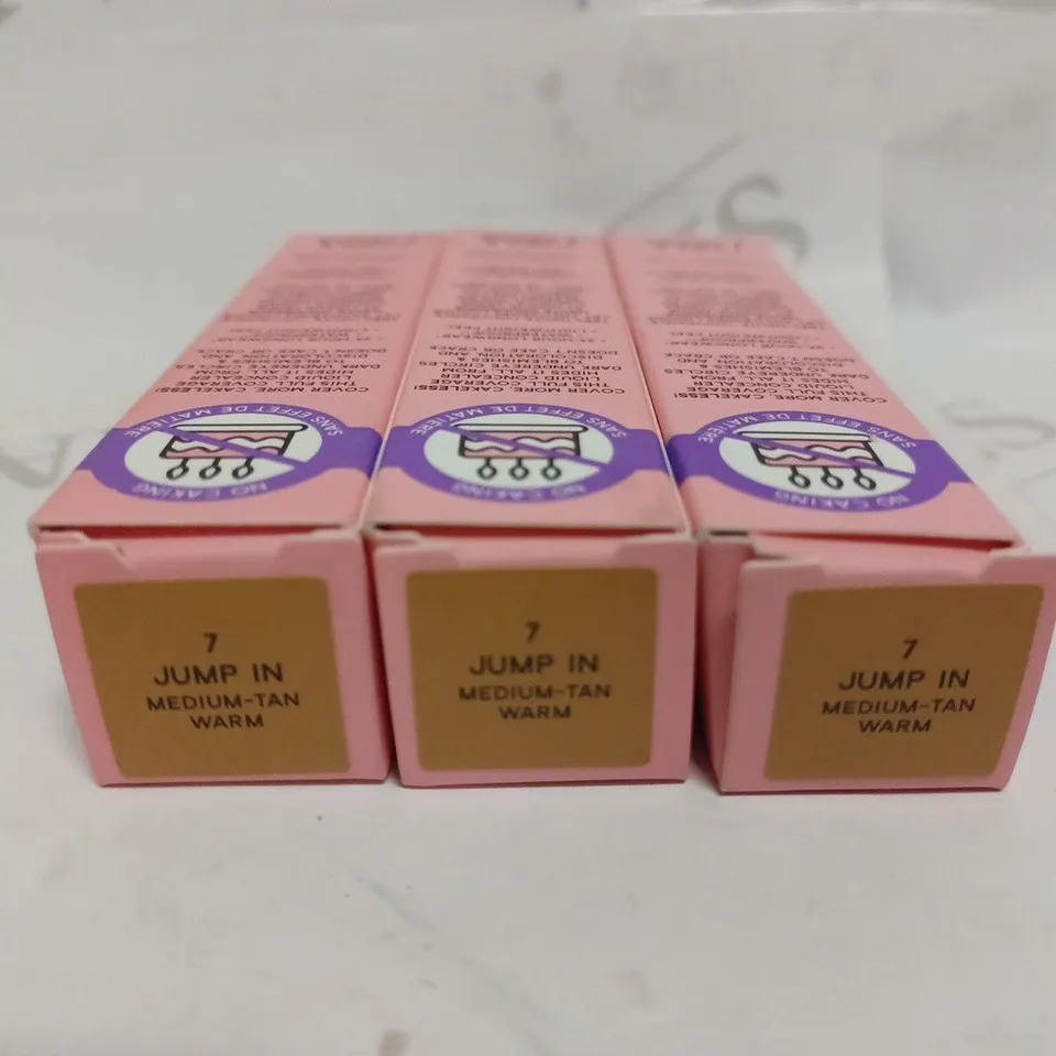 BOX OF 3 BENEFIT BOI-ING CAKELESS CONCEALER - JUMP IN MEDIUM-TAN WARM 3X5ML