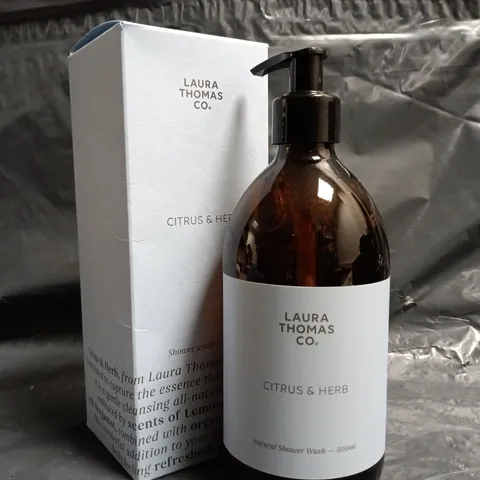 LAURA THOMAS CO CITRUS & HERB SHOWER WASH (500ML)