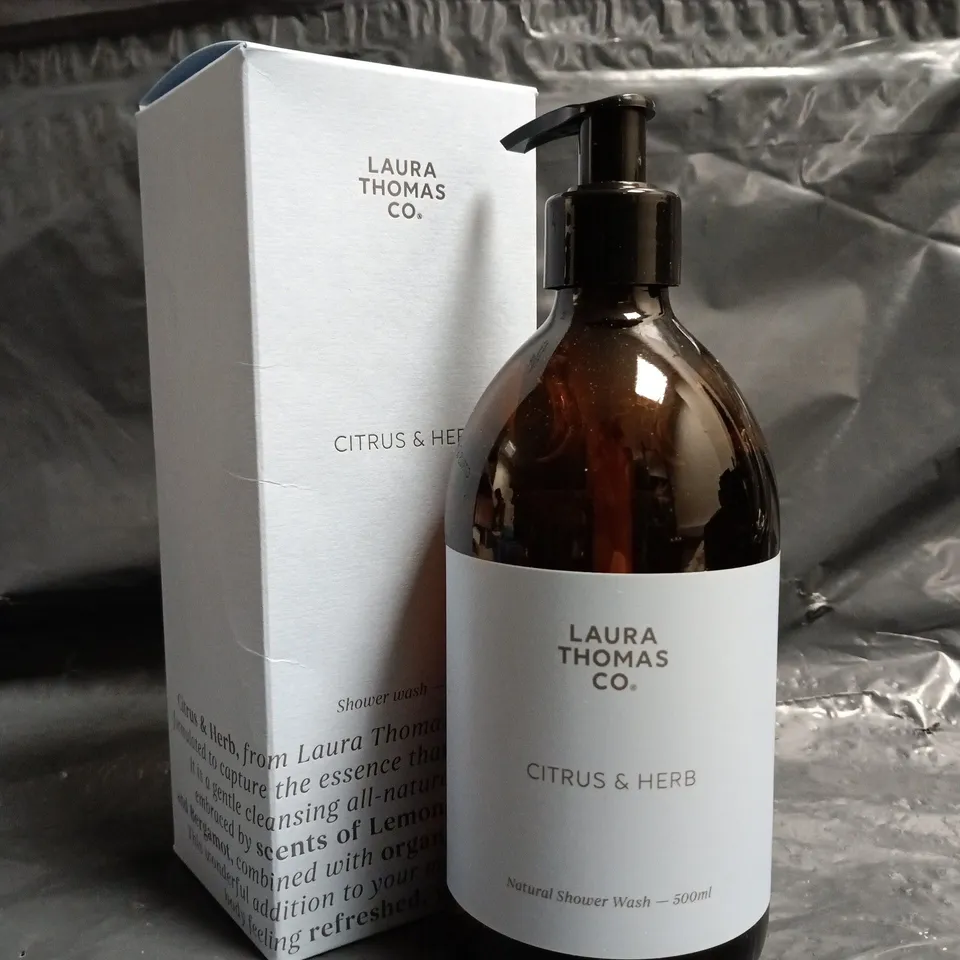 LAURA THOMAS CO CITRUS & HERB SHOWER WASH (500ML)
