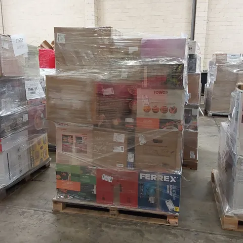 PALLET OF APPROXIMATELY 37 UNPROCESSED RAW RETURN HOUSEHOLD AND ELECTRICAL GOODS TO INCLUDE;