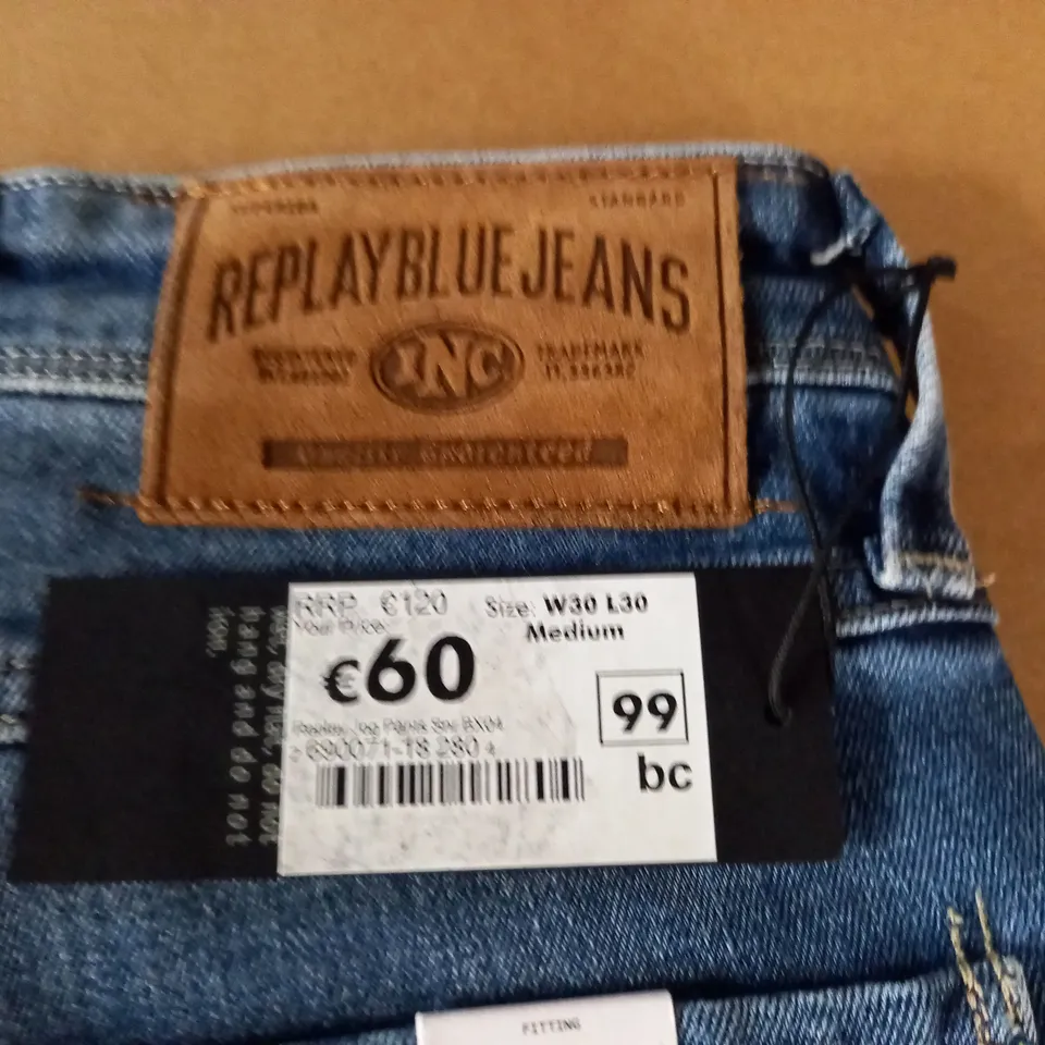 REPLAY ANBASS SLIM JEANS - W30 L30