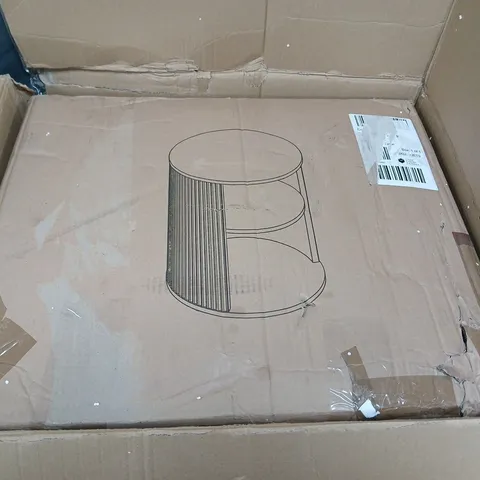 Round Two-Tier Side Table – Boxed