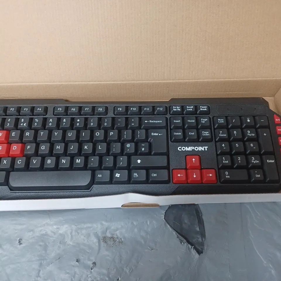 COMPOINT WIRELESS GAMING KEYBOARD AND MOUSE