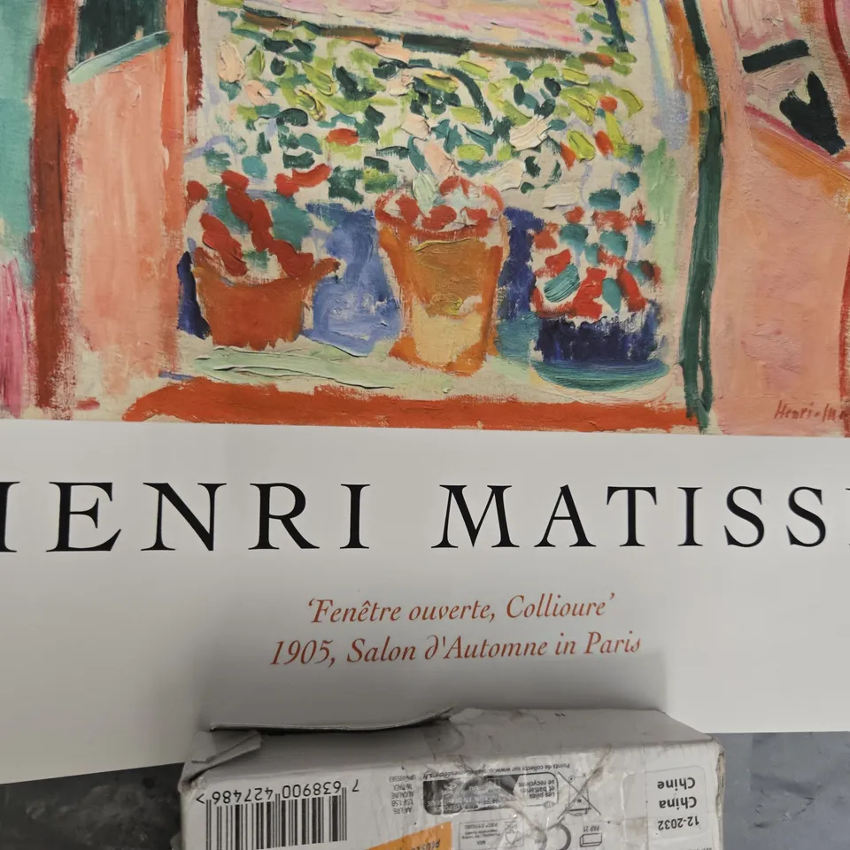 HENRI MATISSE – FENÊTRE OUVERTE, COLLIOURE (POSTER, 1905)