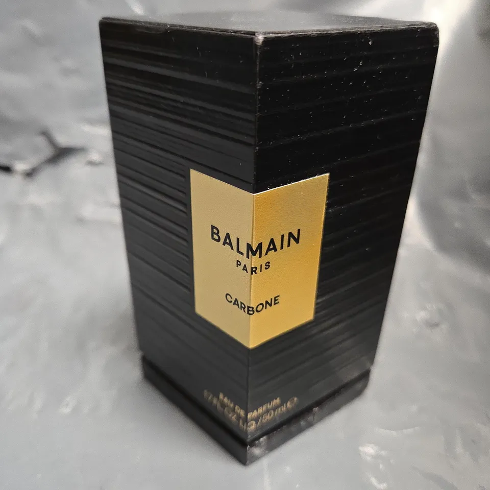 BOXED BALMAIN PARIS CARBONE EAU DE PARFUM 50ML