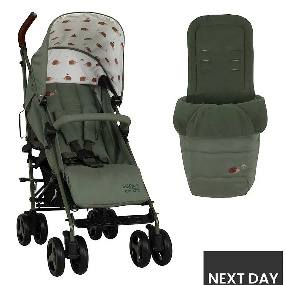 COSATTO SUPA 3 STROLLER WITH FOOTMUFF (0-25KG) - HOGLET