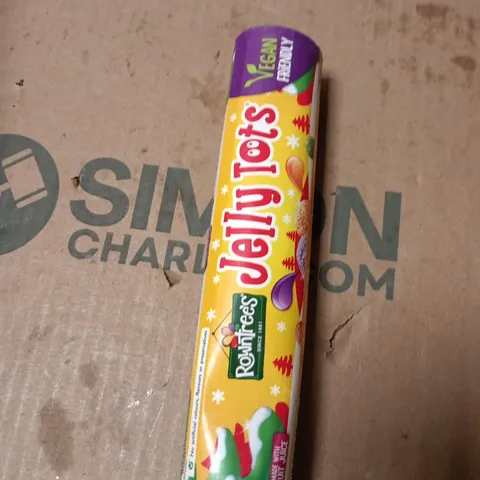 APPROXIMATELY 8 ASSORTED FOOD AND DRINK ITEMS INCLUDING JELLY TOTS , JUST BEE HONEY AND JORDANS FRUSLI RED BERRY 