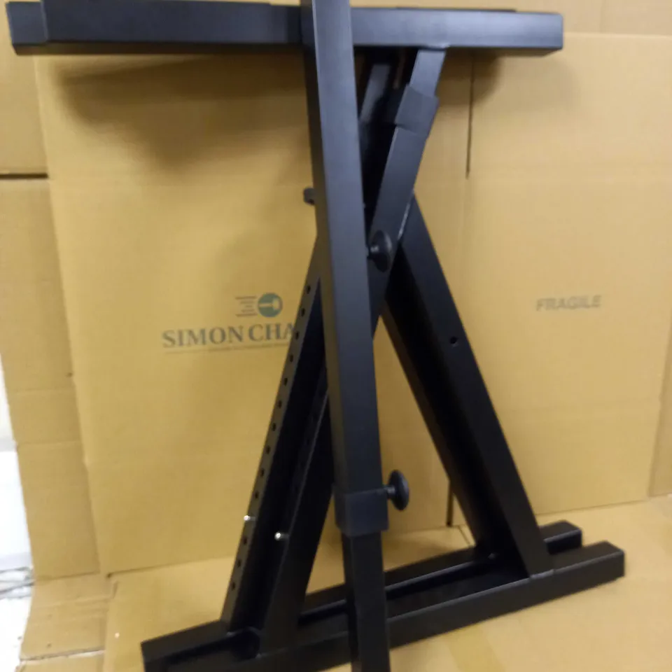 QUIK-LOK Z/726 DOUBLE TIER HEIGHT ADJUSTABLE Z-STYLE KEYBOARD STAND