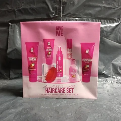 GIVE ME ARGAN OIL & COCONUT OIL HAIRCARE SET