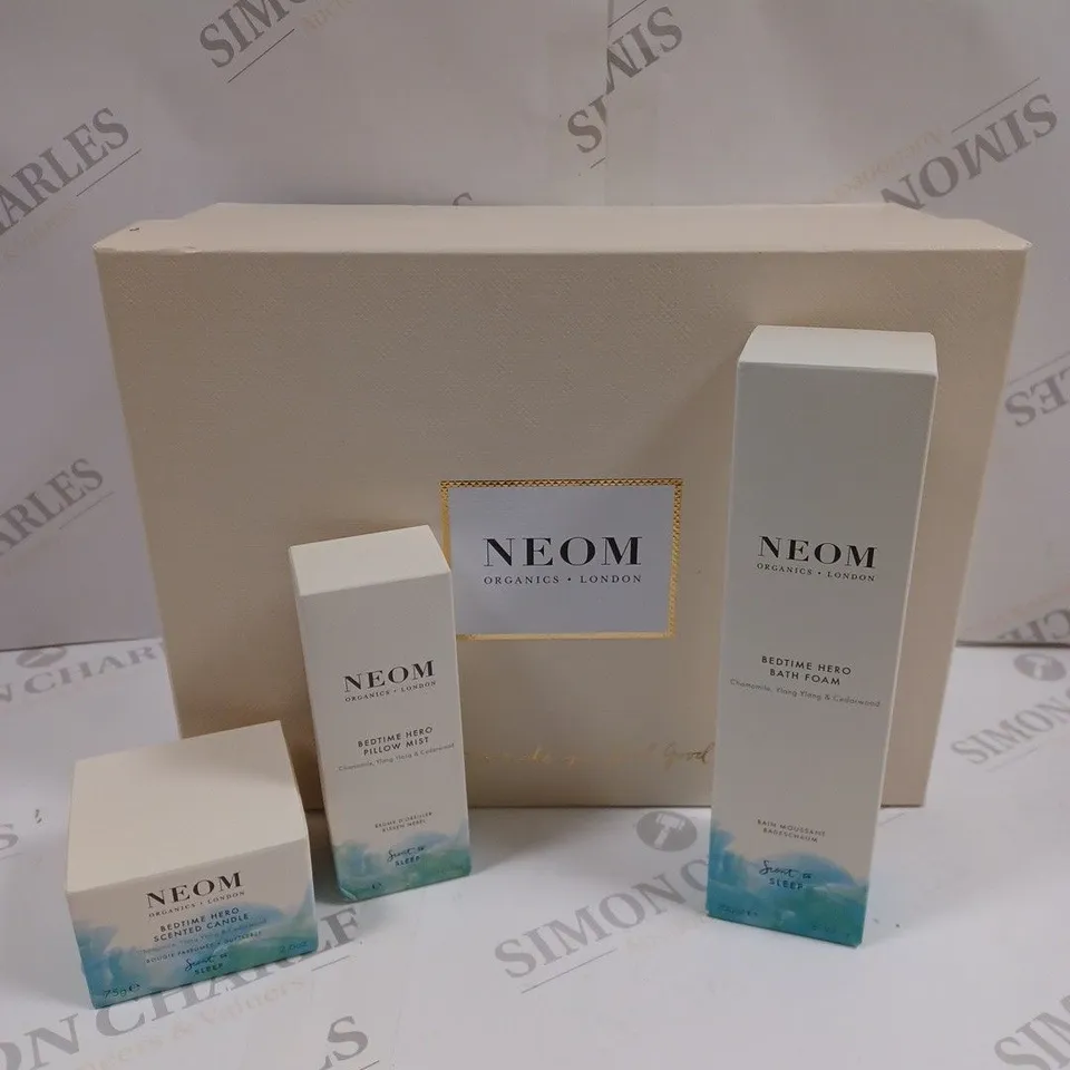 BOXED NEOM ORGANICS BEDTIME THERAPY BOX SET 