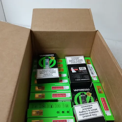 BOX OF APPROXIMATELY 30 VAPORESSO ECIGS