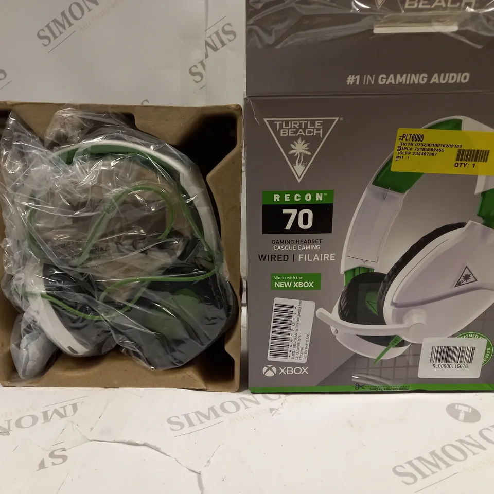 TURTLE BEACH RECON 70 WIRED GAMING HEADSET FOR XBOX 