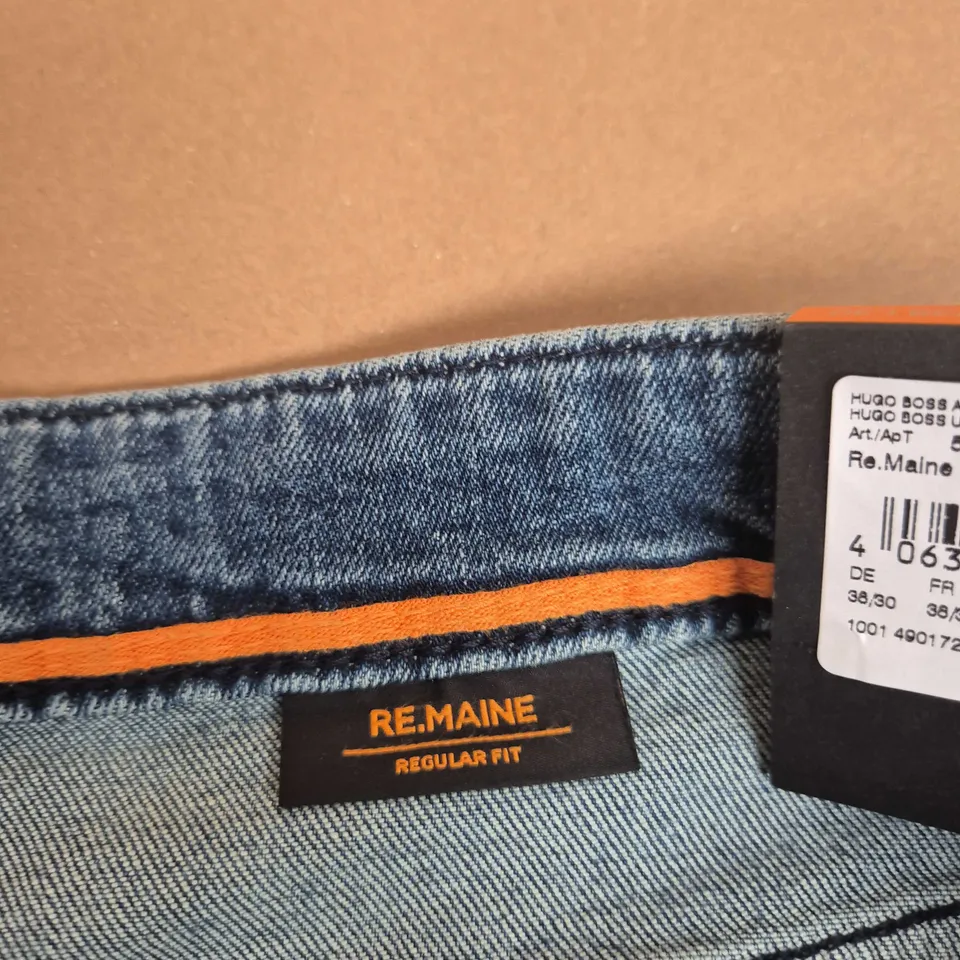 HUGO BOSS RE.MAINE REGULAR FIT JEANS – DENIM 38/30