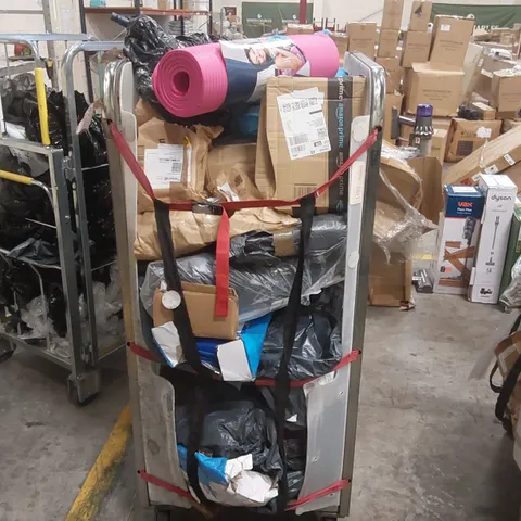 CAGE OF ASSORTED CONSUMER PRODUCTS // CAGE NOT INCLUDED
