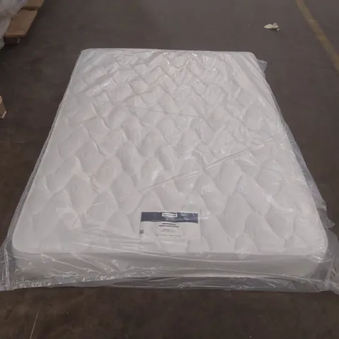 QUALITY BAGGED SILENTNIGHT OPEN COIL ORTHO 4'6" DOUBLE MATTRESS 