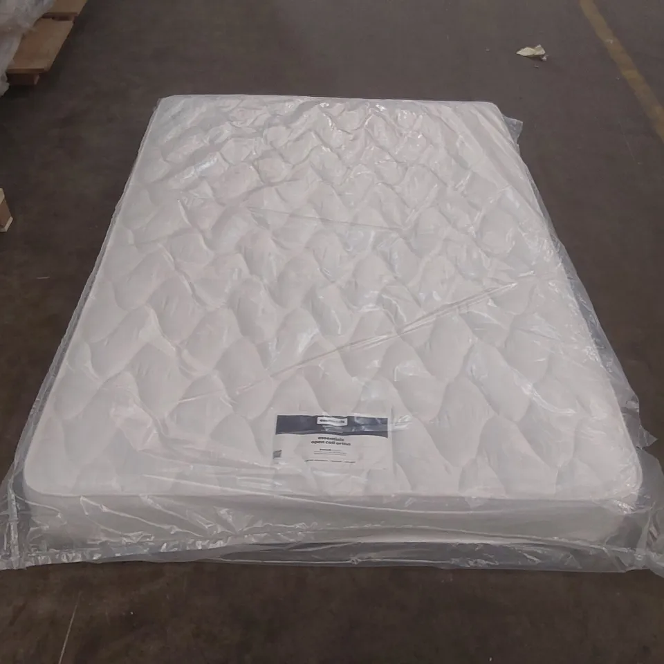 QUALITY BAGGED SILENTNIGHT OPEN COIL ORTHO 4'6" DOUBLE MATTRESS 