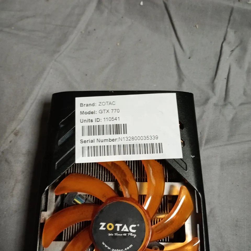 ZOTAC GTX 770 GRAPHICS CARD 