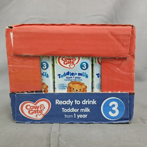 COW & GATE READY TO DRINK TODDLER MILK MULTIPACK (15 X 200ML BOTTLES)