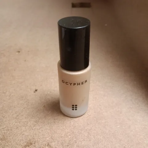 DCYPHER My Custom Foundation - Frosted Glass Bottle with Black Cap