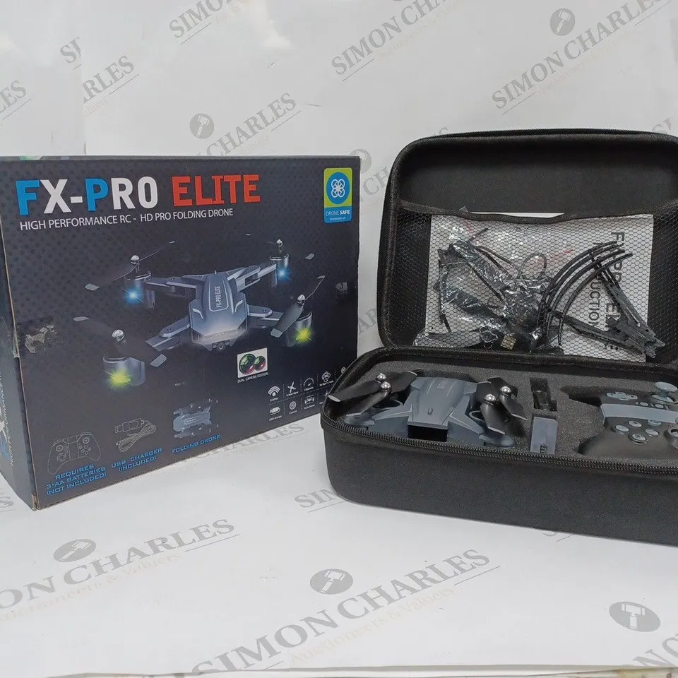 BOXED RDM FX-PRO ELITE HIGH PERFORMANCE RC HD PRO FOLDING DRONE 