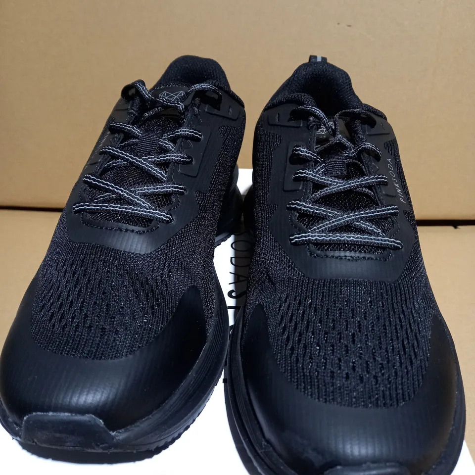 PINK SODA SPORT ANEKA WOMENS BLACK TRAINERS - SIZE 6.5