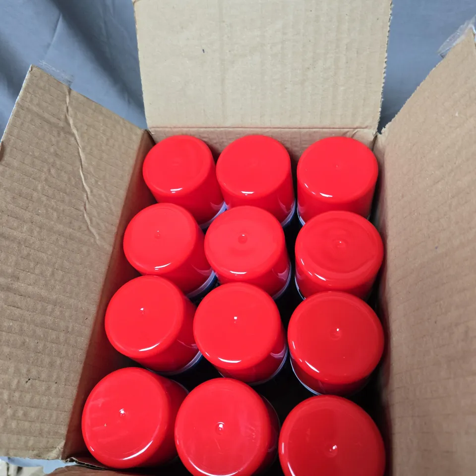 BOX OF APPROXIMATELY 12 KLARIUS KLIMAANLEGGSRENSERS A/C CLEANER AEROSOL - EXPIRY DATE 2022