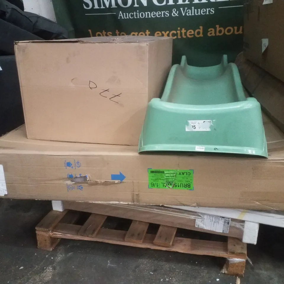 PALLET CONTAINING ASSORTED WARDROBE, BED & SLIDE PARTS