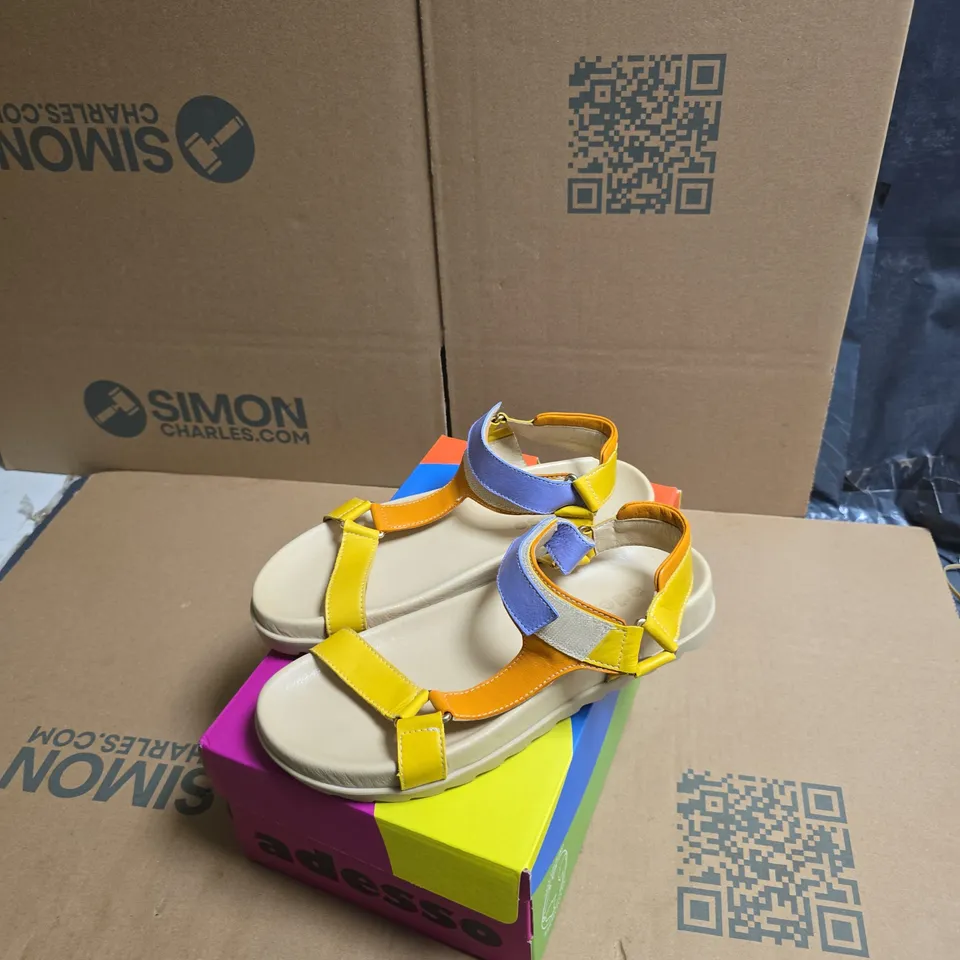 ADESSO SANDALS – MULTICOLOUR STRAPS UK 6
