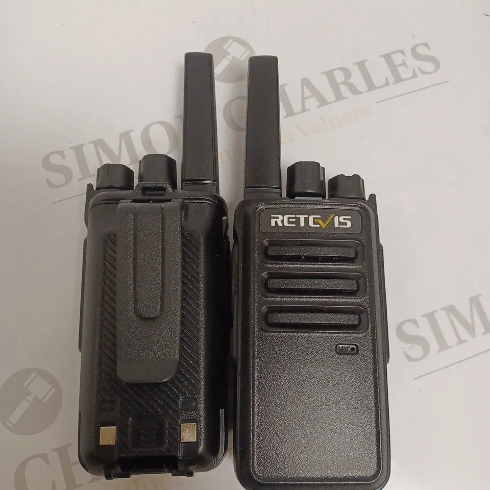 BOXED RETEVIS TWO WAY RADIO - 6 RADIOS INCLUDED. 