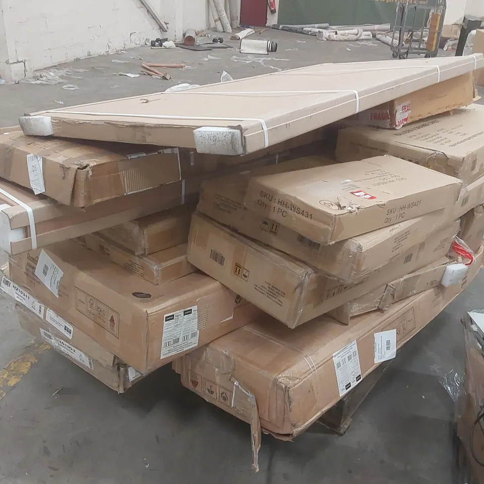 PALLET CONTAINING A VERY LARGE QUANTITY OF ASSORTED FURNITURE PARTS