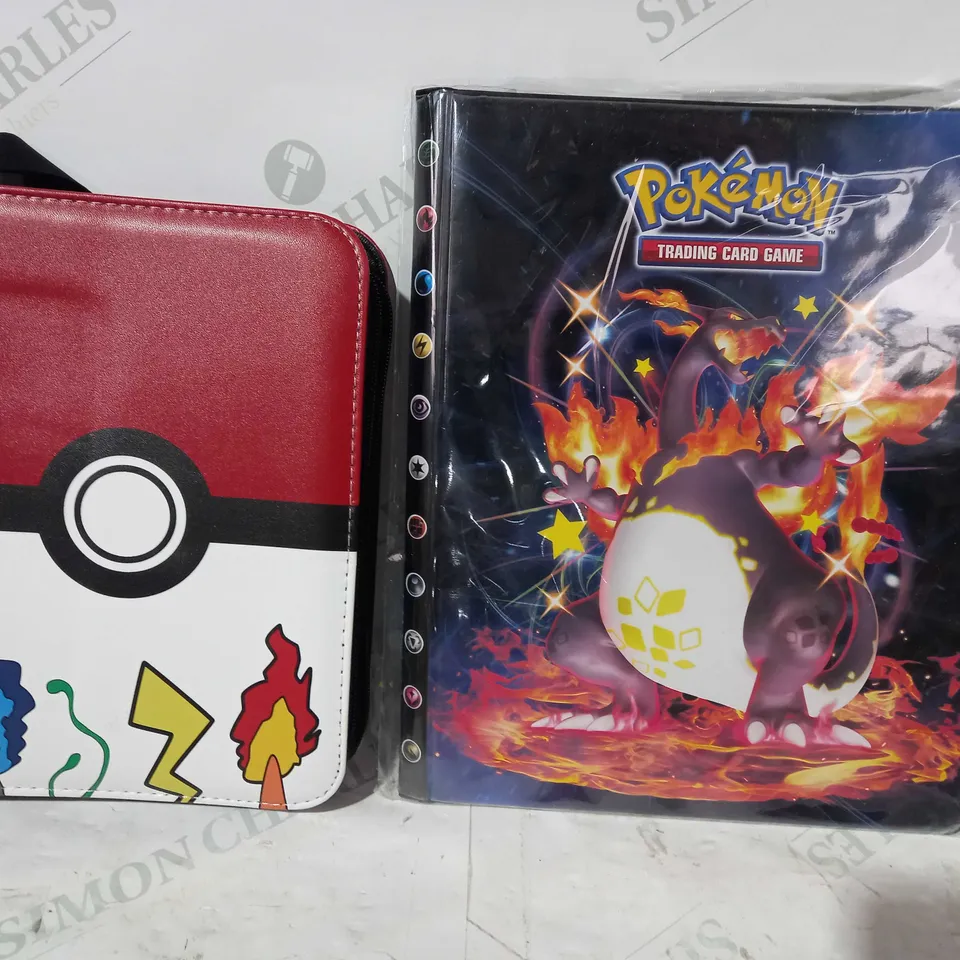 LOT OF 2 POKÉMON TRADING CARD GAME COLLECTION FOLDERS