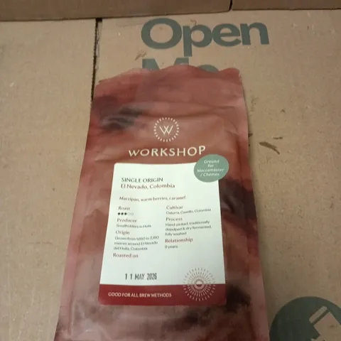 WORKSHOP COFFEE - SINGLE ORIGIN EL NEVADO, COLOMBIA (GROUND) - ROASTED ON 11/5/26