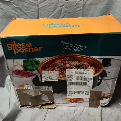 BOXED GILES & POSNER FAMILY MULTI MEAL MAKER 