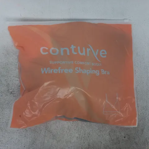 BAGGED CONTURVE SUPPORTIVE COMFORT BOOST WIREFREE SHAPING BRA IN NAVY SIZE 4XL