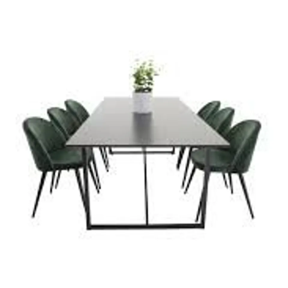BOXED TITUS DINING TABLE - TABLE ONLY
