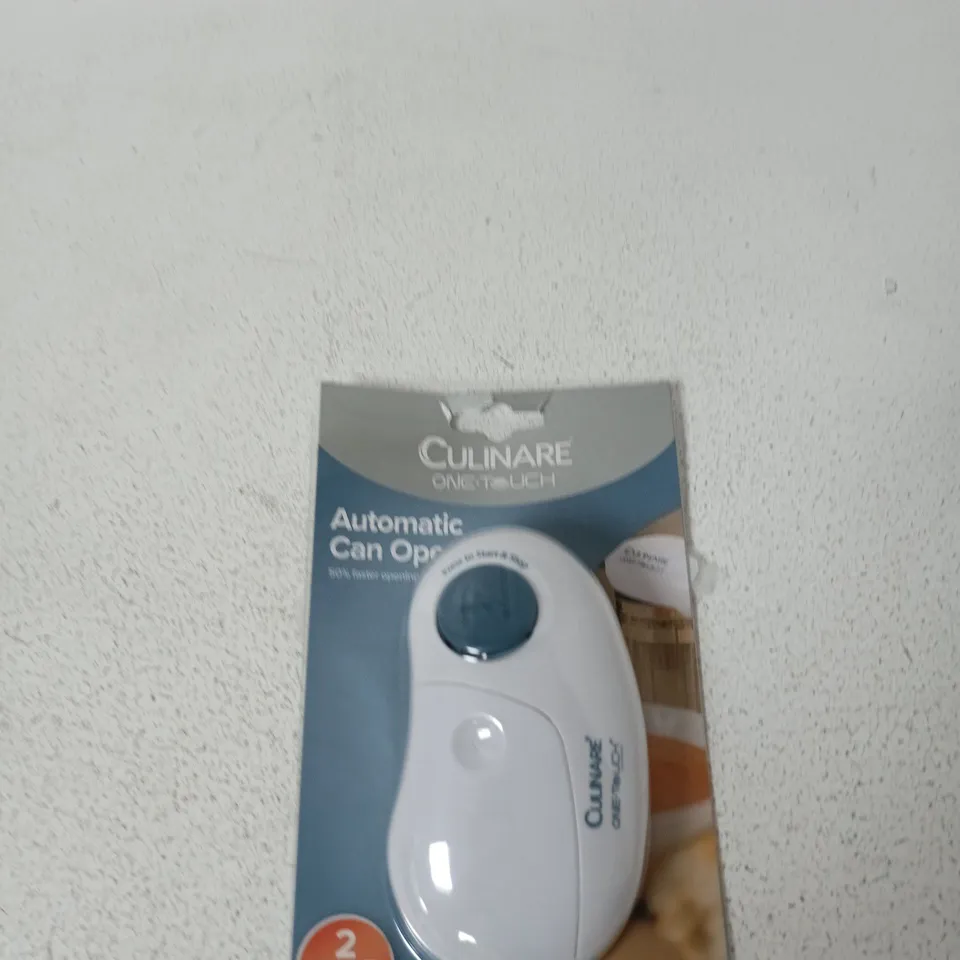 CULINARE ONE TOUCH AUTOMATIC CAN OPENER – WHITE