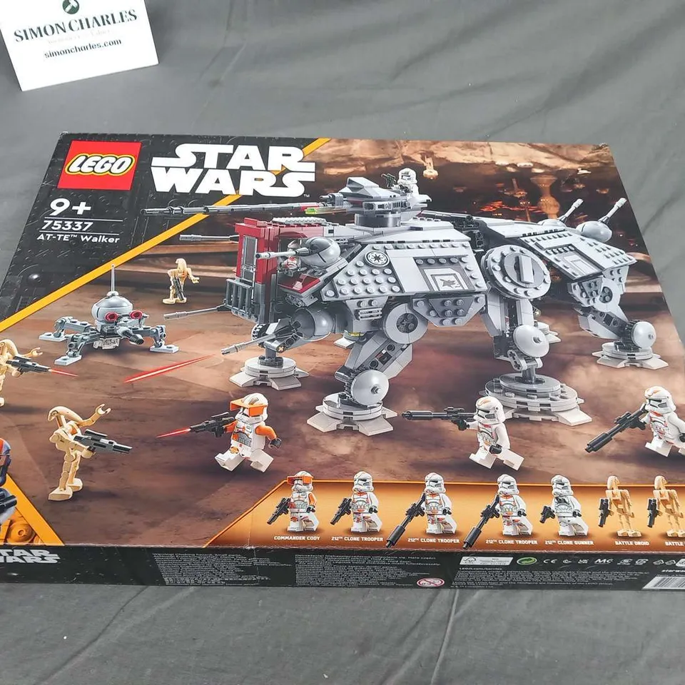 BOXED LEGO STAR WARS 75337 AT-TE WALKER 