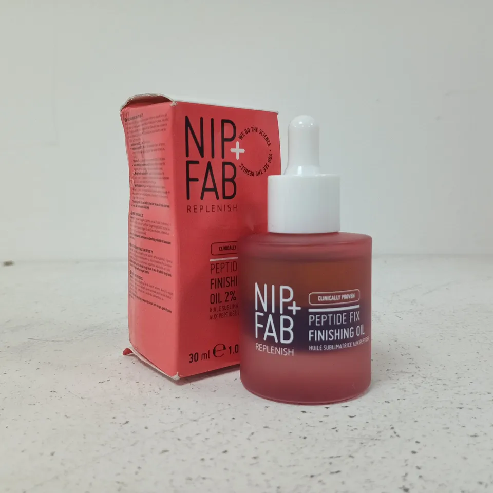 BOXED NIP + FAB PEPTIDE FIX FINISHING OIL 2% (30ML)