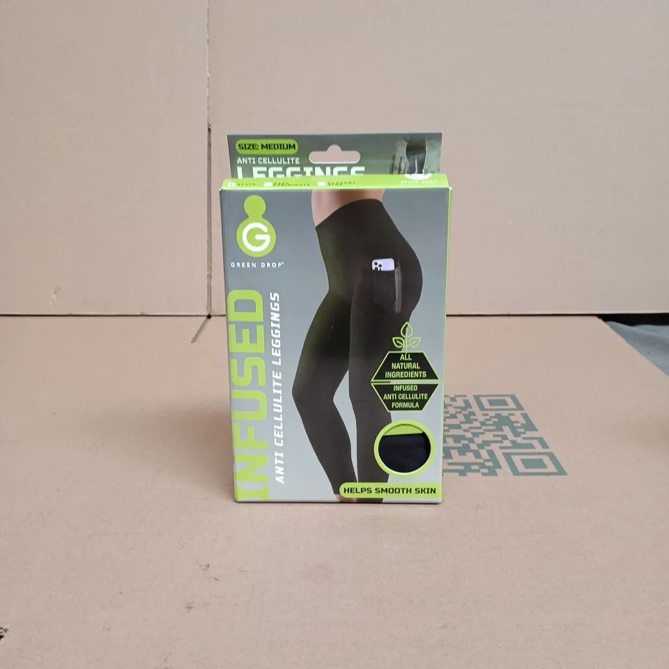 GREEN DROP INFUSED ANTI-CELLULITE LEGGINGS – MEDIUM