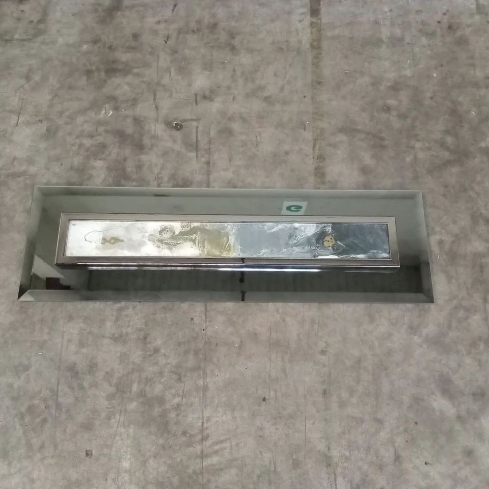 MARSHALL ARTS MIRROR AND RESIN WALL-MOUNTED DECOR PIECE, 300mm x 1000mm